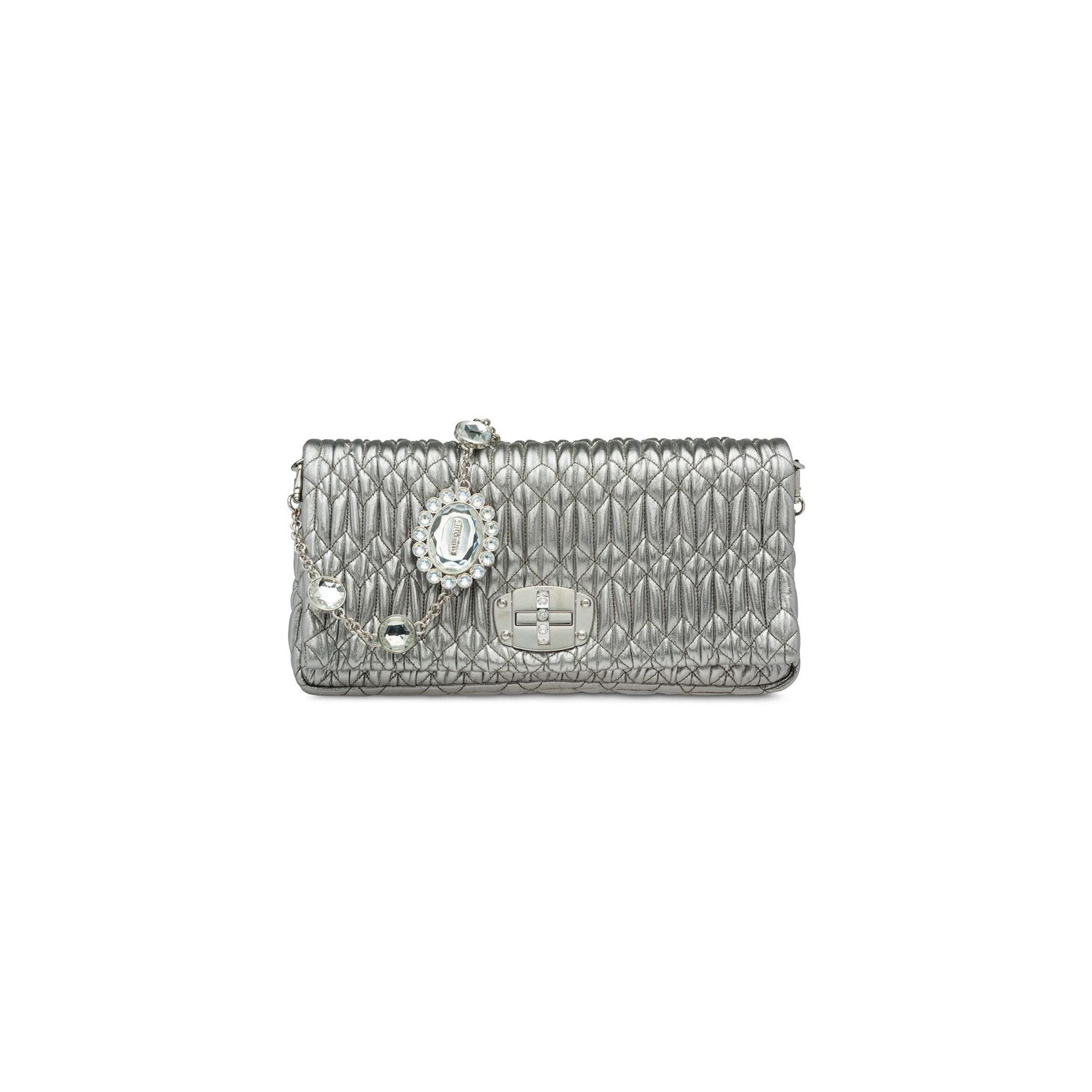 M1v M1v ICONIC CRYSTAL LEATHER BAG 5BD233 (28*14*3cm)